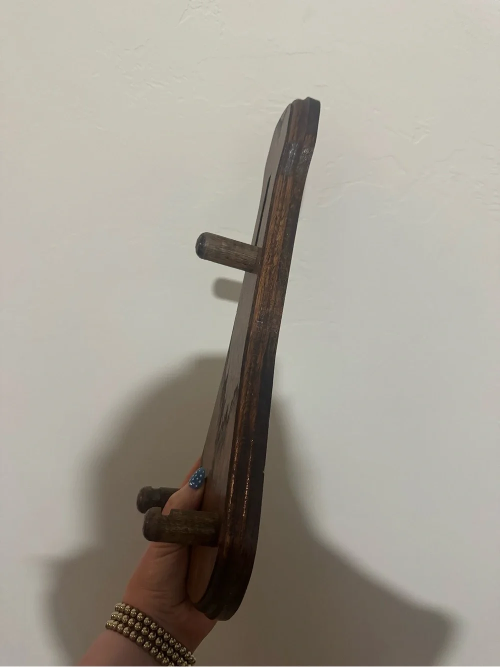 Vintage Wooden Adjustable Plate Holders Wall Mounted Hard to Find Cottage Core